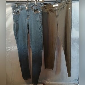 2 Piece Blue Jordache & Gray Calvin Klein  Jeans.